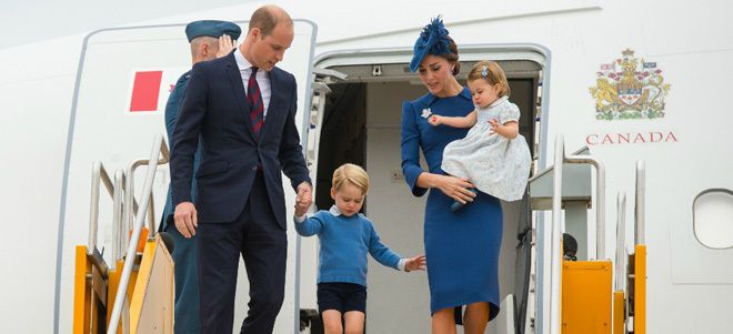 Putera William dan Kate Middleton bersama anak-anak tiba di 