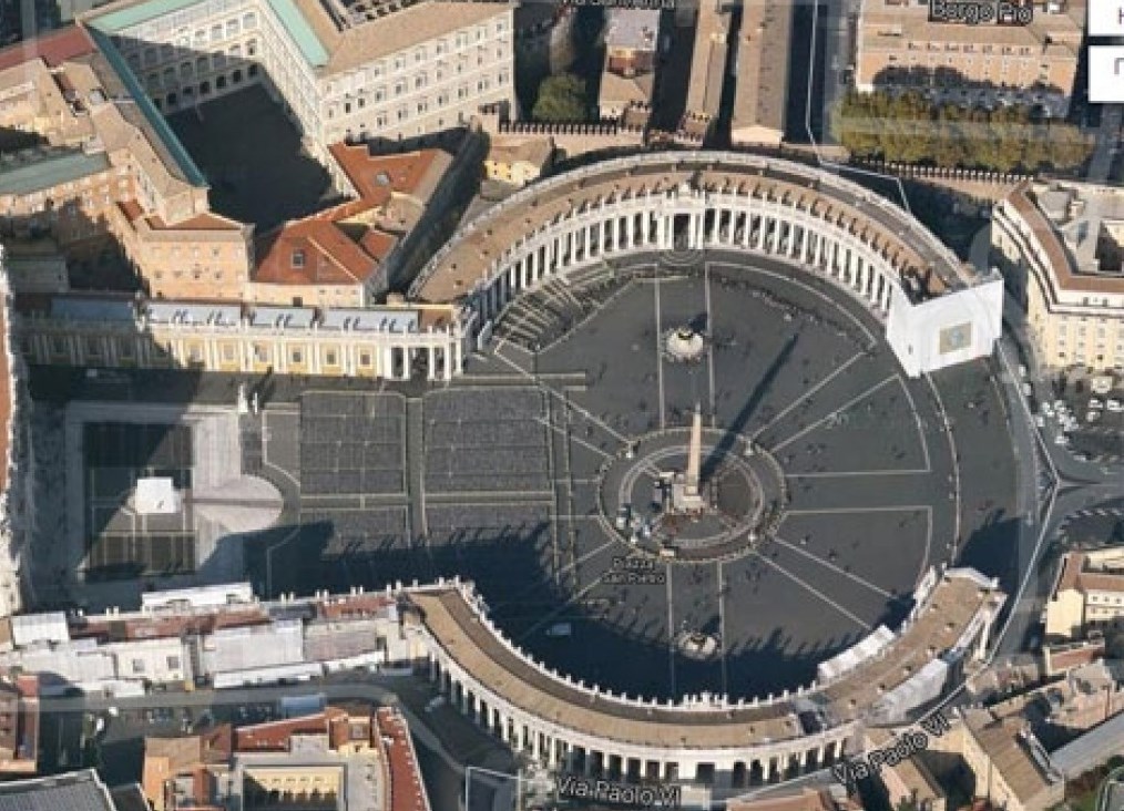 Площадь святого петра в риме фото St. Peter's Square, Piazza San Pietro - Vatican City